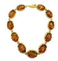 Bracciale Domar Donna Ambra in Argento Ambra AMBER-BR-18-280
